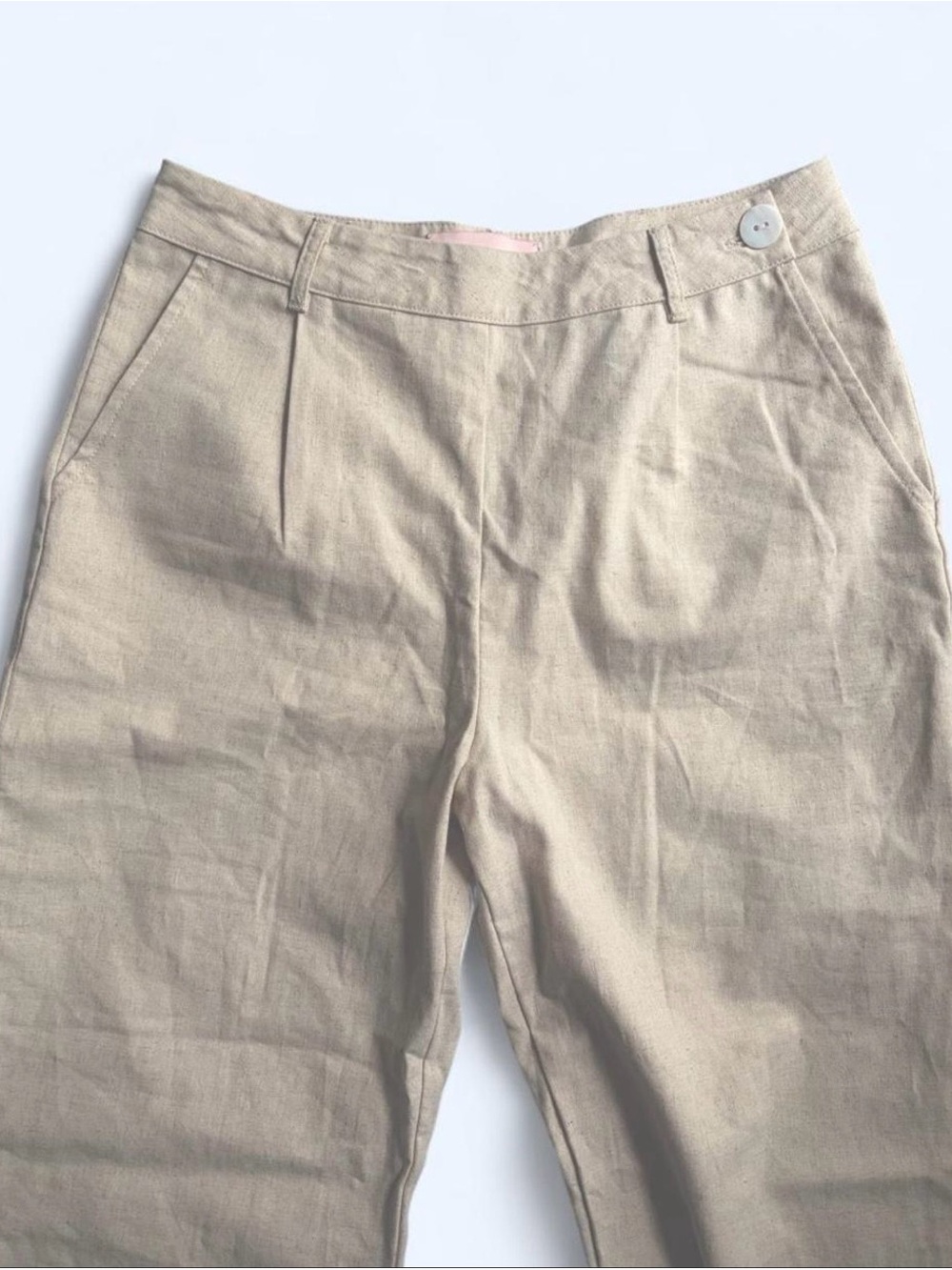 Lisa Says Gah Melinda Trouser in Natural Linen